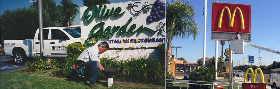 Installations of Resturant Signs